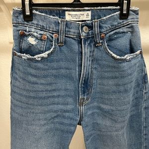 Abercrombie Straight Leg Ultra High Rise